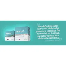 Reposit Cabelos E Unhas 90caps (3cx com 30 cap) Foto mini 3