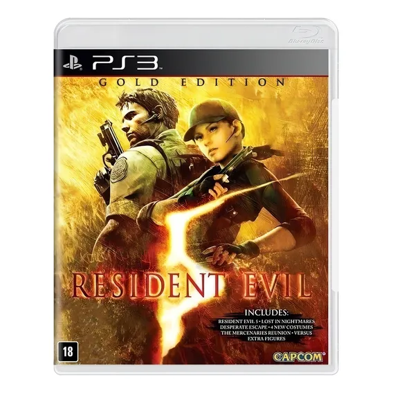 Resident Evil 5 Resident Evil Gold Edition Capcom PS3 Físico Foto 1
