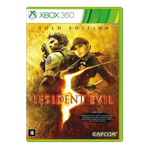 Resident Evil 5 Resident Evil Gold Edition Capcom Xbox 360 Físico Foto 1