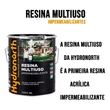 Resina Acrilica Concreto Multiuso Hydronorth 18l Cor Brilhante Concreto Foto mini  2