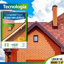 Resina AcrÃlica Fuseprotec Super Brilhante Incolor 18l Viapol Foto mini 3