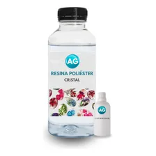 Resina Poliester Cristal 500g Catalisador Alta Qualidade Foto mini 1