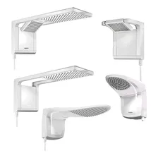 Resistencia Chuveiro Acqua Storm Ultra 3065-A 220v 6800w Lorenzetti Acabamento PVC Cor Branco Foto mini 2