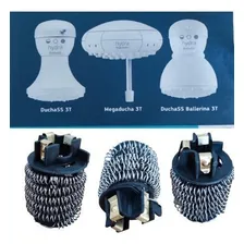 Resistência Ducha Ss 5200w 220v Hydra Corona Ss Duchinha Ss Acabamento Metálico Cor Preto Foto mini  2