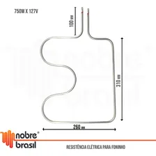 Resistência Elétrica Fischer Forno Elétrico 750w 220v Foto mini  2