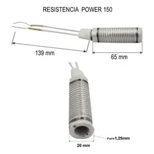 Resistência Ferro Solda Power 150 Hikari 21k313-127v 110v Foto mini  3