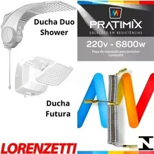Resistencia Lorenzetti Ducha Futura Eletrônica 220v 6800w Cor Cinza-escuro Foto mini  3