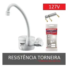 Resistência Lorenzetti Torneira Loren Easy 127v 4800w 3056p1 Cor Prata Foto mini  3