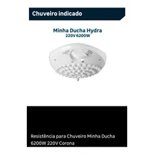 Resistência Minha Ducha 4t Hydra Corona 127v| 5500w Original Foto mini  3