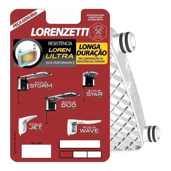 ResistĂȘncia Chuveiro Ducha Acqua Duo Ultra 7800w 220v Foto 1