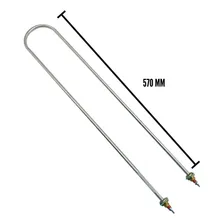 ResistĂȘncia ElĂ©trica 2000w 220v P Marmiteiro E Carro TĂ©rmico Cor Aço Inox Foto mini 4