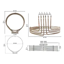 ResistĂȘncia Forno Tedesco Progas Gpaniz 16000w Foto mini 2