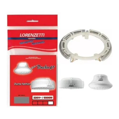 ResistĂȘncia Lorenzetti Bella Ducha Fashion 4t 220v 6800w Cor Branco Foto 1