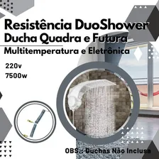 ResistĂȘncia Para Ducha Duo Shower, Quadra, Futura 220v 7500w Foto mini 4