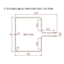 ResistĂȘncia Para Forno Fischer Superior 750w 127v Foto mini 2
