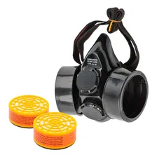 Respirador Semifacial Cg306 C/ 2 Cartuchos R203 Carbografite Foto mini 1