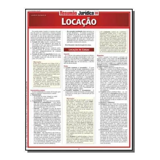 Resumao Juridico - Locacao Foto 1