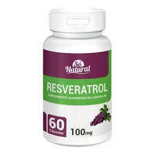 Resveratrol 100 Mg 60 Cápsulas Só Natural Sabor Foto mini 1