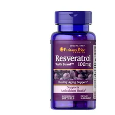 Resveratrol 100mg 120 Softgel Puritans Pride - Importado Foto mini 1
