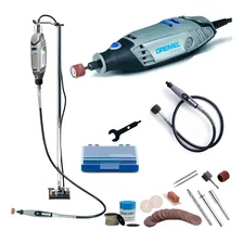 Retífica Dremel 3000 Com Eixo Flexível + Suporte 2222 Dremel 220V Foto  mini 1