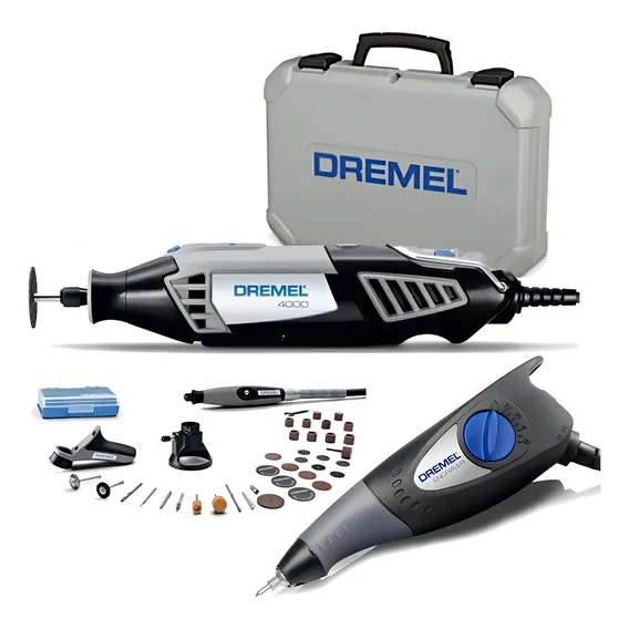 RetÃfica Dremel 4000 Completa + Gravador Engraver 290 Dremel 220 Foto 1