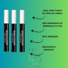 Retoque Capilar De Raiz Kiss Gray Hair Touch Castanho Escuro Foto mini 4
