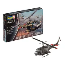 Revell 04983 Bell Uh-1h Gunship 1:100 Foto mini 1