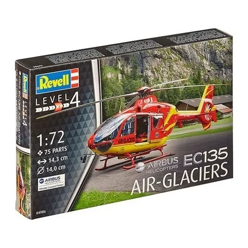 Revell 04986 Airbus Helicoptero Ec135 Air-glaciers - 1/72 Foto 1