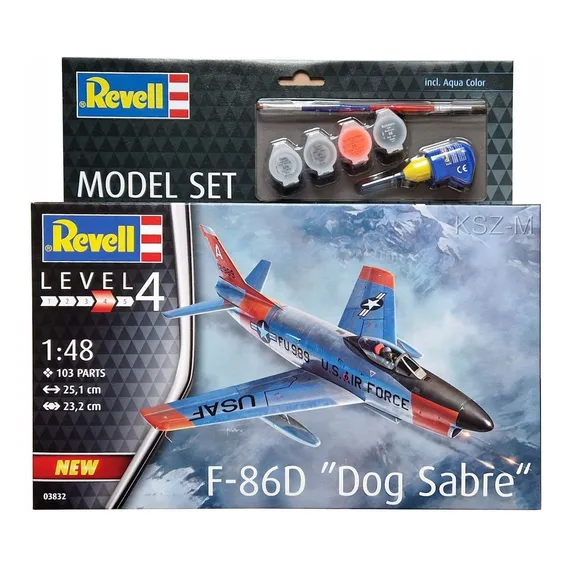 Revell 63832 F-86d Dog Sabre 1/48 Model Set Foto 1