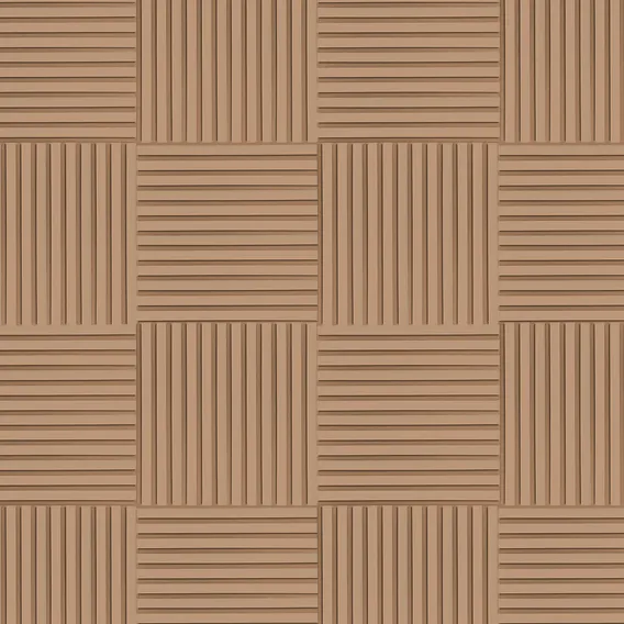 Revestimento Painel Ripado Autocolante 1m2 Cor Nude Painel Ripado Creme Foto 1