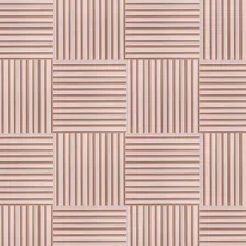 Revestimento Painel Ripado Autocolante 1m2 Cor Rosa-pálido Painel Ripado Rosa Foto  mini 1