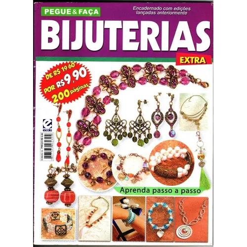 Revista Bijuterias Encadernado Com 4 Volumes 200 Páginas Foto 1