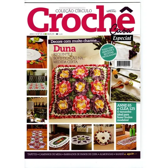 Revista Crochê Casa Especial Coleção Círculo Nº 05 Foto 1