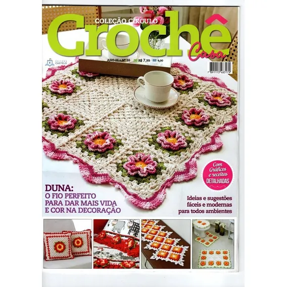 Revista Físico Círculo Revista Crochê Minuano Edição 16 De Brasil Foto 1