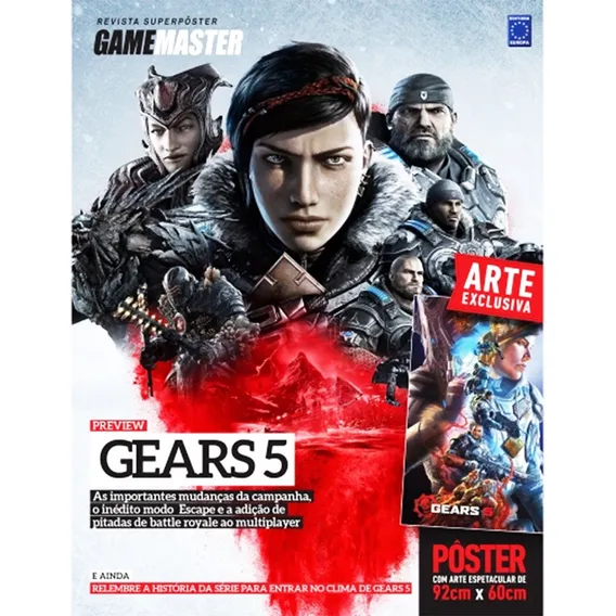 Revista Físico Gamemaster Revista Superpôster Revista Superpôster Europa Edição 1 De Brasil Foto 1