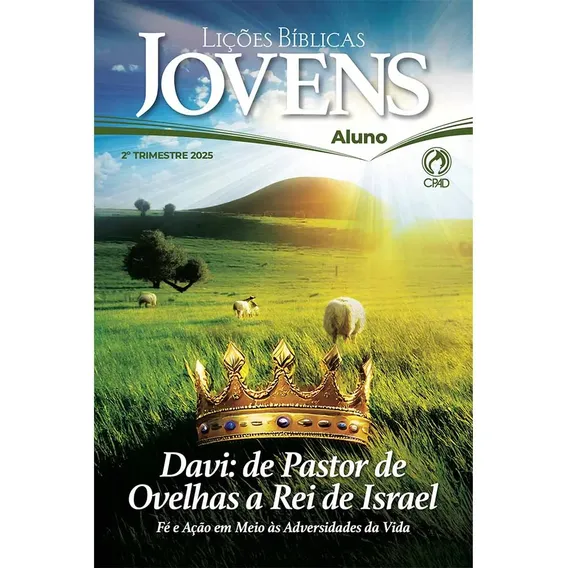 Revista Lições Bíblicas Jovens Aluno 2° Trimestre 2025 Cpad Foto 1