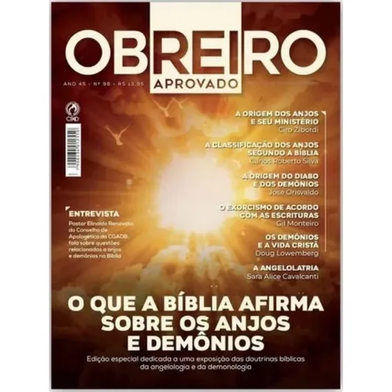 Revista Obreiro Aprovado - Anjos E Dem么nios - Cpad Foto 1