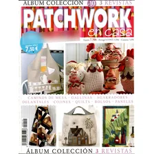 Revista Patchwork En Casa Encardenada Com 3 Volumes N° 10 Foto mini 1