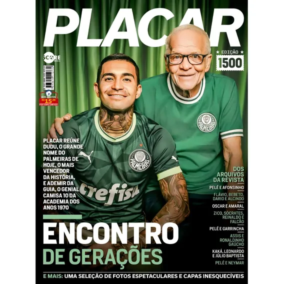 Revista Placar Encontro De Gerações . Edição Especial 1500 Foto 1