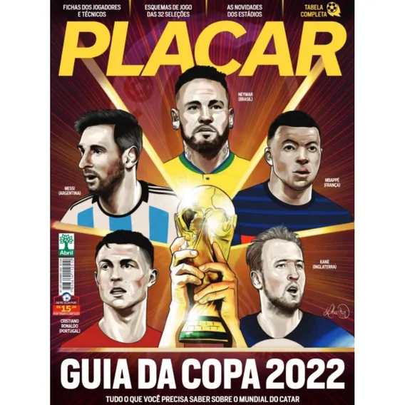 Revista Placar Guia Da Copa Do Mundo 2022 De Colecionador Foto 1