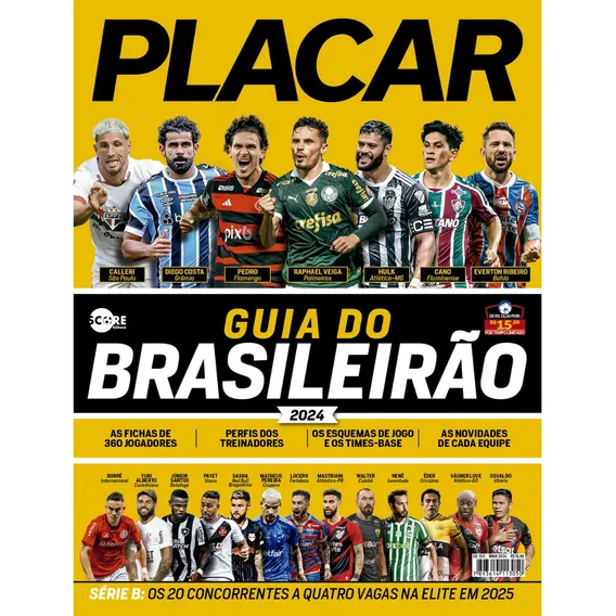 Revista Placar Maio Ed 1511 Guia Do Brasileirão 2024 Foto 1