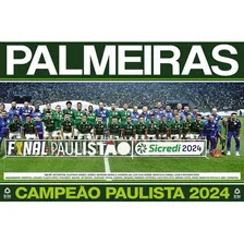 Revista Pôster Palmeiras - Verdão Tricampeão Paulista 2024 Foto mini 2