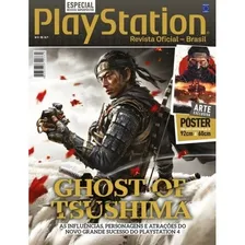 Revista Superp么ster Playstation - Ghost Of Tsushima Foto mini 1