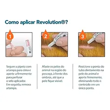 Revolution Cães Gato Filhotes 15mg Até 2,5kg 1 Pipetas Foto mini  3