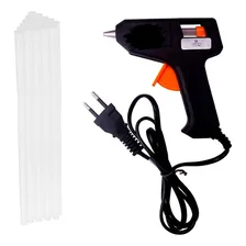 Revolver Pistola Cola Quente Bivolt 20w + 10 Bastão De Cola 127 - 220V Foto  mini 1