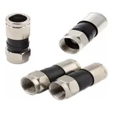 Rg6 Conector Compressão Profissional Blindado 1000 Unidades Foto mini 4
