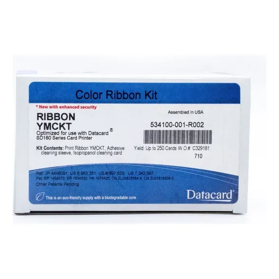 Ribbon Datacard Colorido 534700-001-r002 Para Sd160 Foto 1