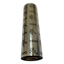 Ribbon Preto 110mm X 74m Cera 1 Unidade P/ Elgin Argox Zebra Foto  mini 1