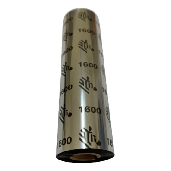 Ribbon Preto 110mm X 74m Cera 1 Unidade P/ Elgin Argox Zebra Foto 1