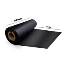 Ribbon Preto 110mm X 74m Cera 1 Unidade P/ Elgin Argox Zebra Foto mini  2